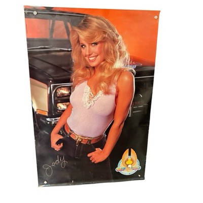 Vintage 1981 Heather Thomas as Jody Banks by Fall Guy truck 21''x32'' inch poster