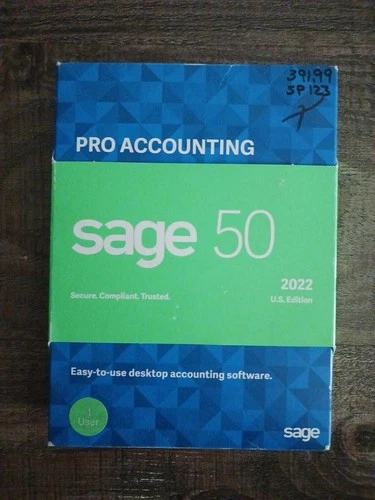 SAGE 50 PRO ACCOUNTING SOFTWARE 2022 