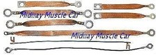 Ground Strap Set 55-60 Chevy Corvette 265 283 56 57 58 Ground Strap Set 55-60 Chevy Corvette 265 283 56 57 58