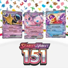 Pokemon Scarlet and Violet 151 - C/UC/Holo/Rev. Holo - Pick Your Own Card! [NM+]