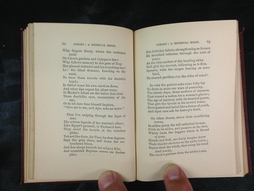 The Poetical Works of Oliver Wendell Holmes 1892 Decorated Covers 2 Vol HC Set - Imagen 4 de 5