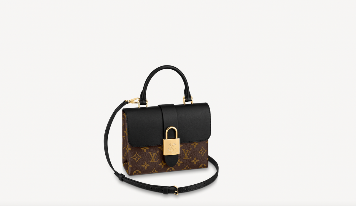 NWT LOUIS VUITTON LOCKY BB MONOGRAM NOIR SATCHEL CROSSBODY BAG