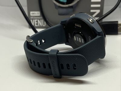 Garmin 62A020364 Unisex Gray Rubber Strap Digital Black Dial Smartwatch WAT38 Garmin 62A020364 Unisex Gray Rubber Strap Digital Black Dial  main image 4