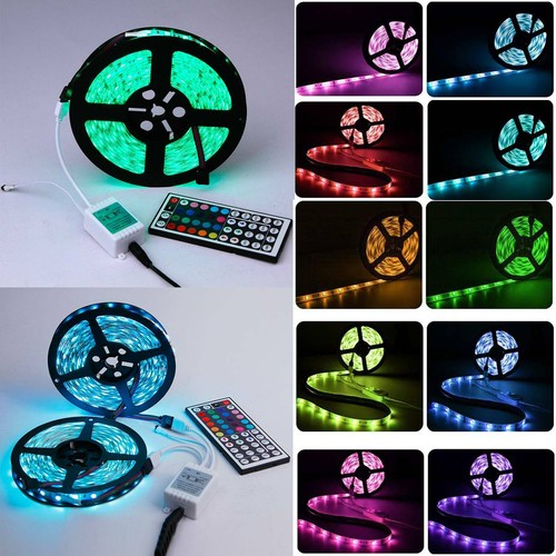 5m 300 Tiras LED 12V RGB SMD 5050 IP65 Tiras WIFI Alexa Banda Regulable Luz - Imagen 7 de 16