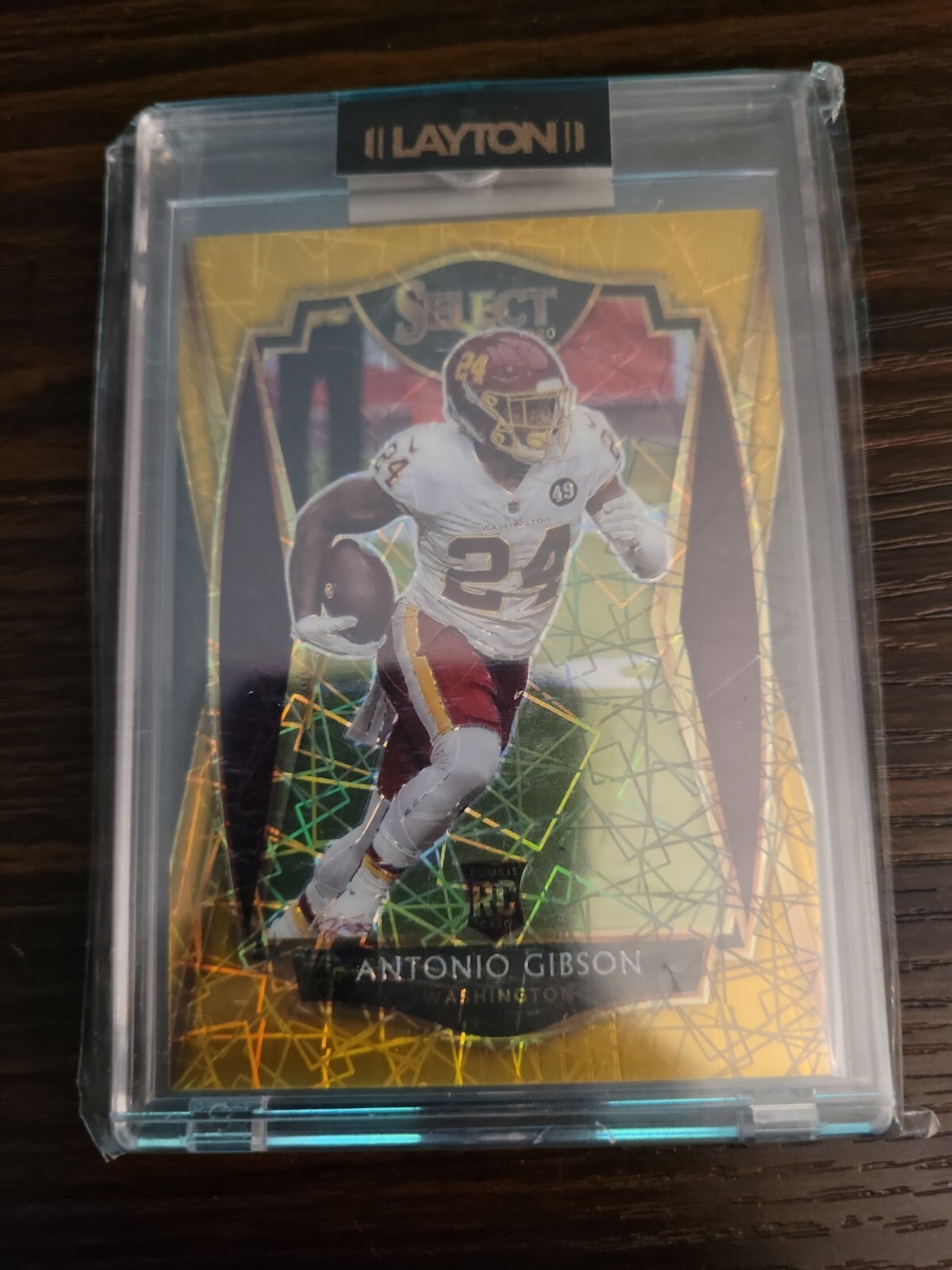 2020 SELECT FOOTBALL ANTONIO GIBSON PREMIER LEVEL GOLD #4/10