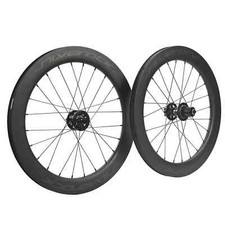 Ruote in carbonio 20in 451 1/8" 406 freno a disco profondità 50mm pieghevole bici set ruote