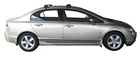 2xSilver Roof racks for Honda Civic Sedan  2006 - 2011 / Aerodynamic Cross bars - Picture 3 of 4