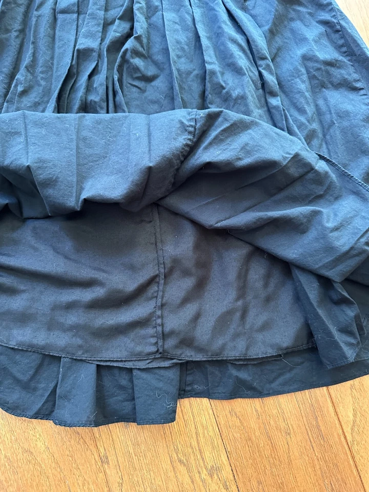 VESTIDO SIN MANGAS WHITE HOUSE BLACK MARKET WHBM TALLA 12 NEGRO AJUSTADO Y ACAMPANADO ¡CALIDAD EN MUY BUENA CONDICIÓN! Foto 4 de 4