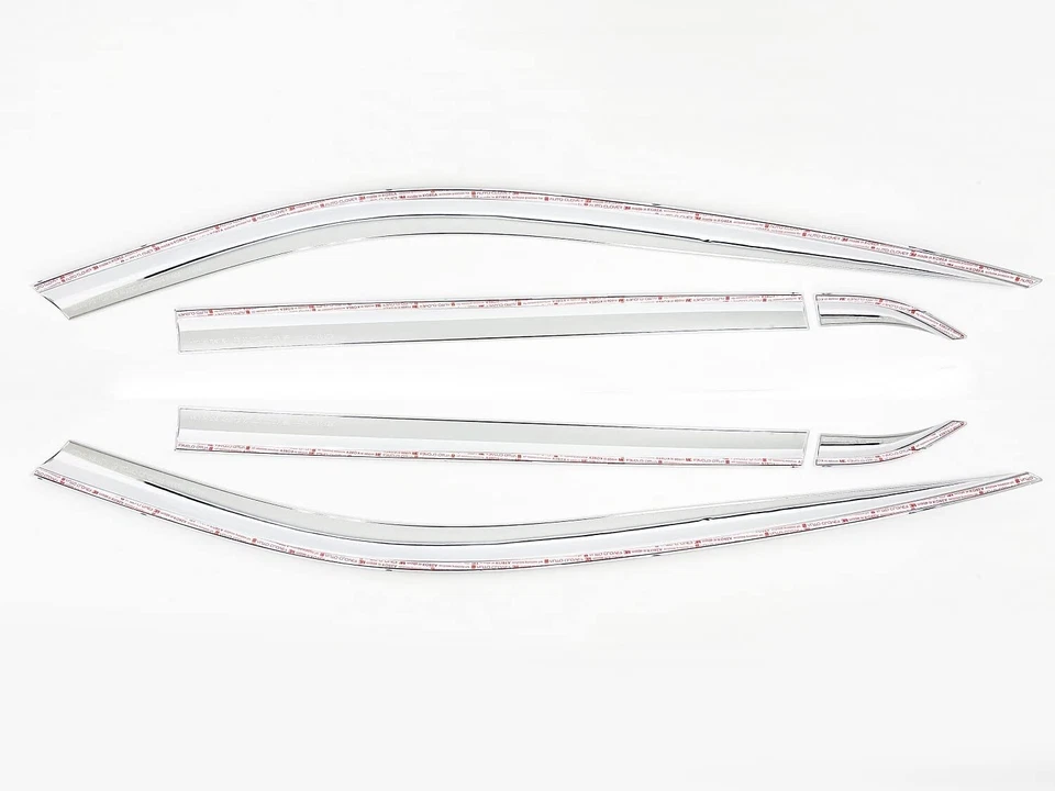 CHROME DOOR VISOR WINDOW VENT DEFLECTOR ⭐6pcs⭐ fits for TOYOTA RAV4 2019-2023 - Image 2 of 4