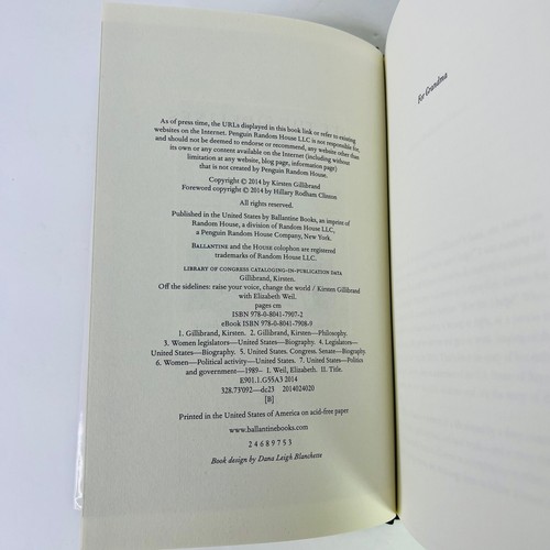 Off the Sidelines : Raise Your Voice, Change the World by Kirsten Gillibrand - Picture 7 of 7