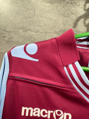 Maillot Aston Villa 2013/2014 Macron - Taille M - Rouge - Très Bon état