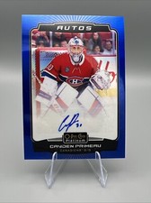 2022-23 O-Pee-Chee Platinum - Blue Rainbow Auto #BA-CA Cayden Primeau