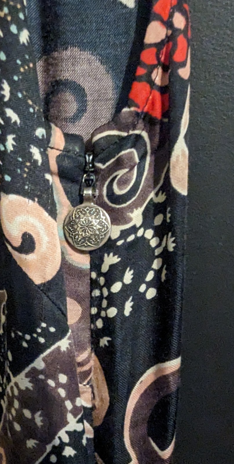 Odd Molly Women's Almost Black Backstage Floral Sleeveless Maxi Dress Size 0