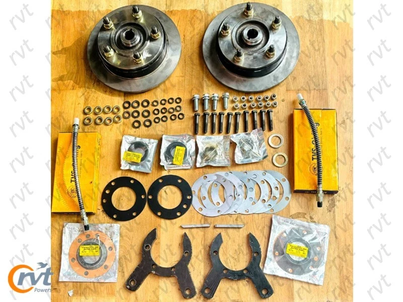 Rear Disc 9"Brake Conversion Kit fits Wllys Jeep CJ2A,CJ3A,CJ3B,M38 Kaiser - Image 2 of 4