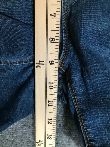 SONG Denim Shorts Girls Size 1/25 Casual Super High Rise Curvy Fit Summer Cute - Picture 8 of 9