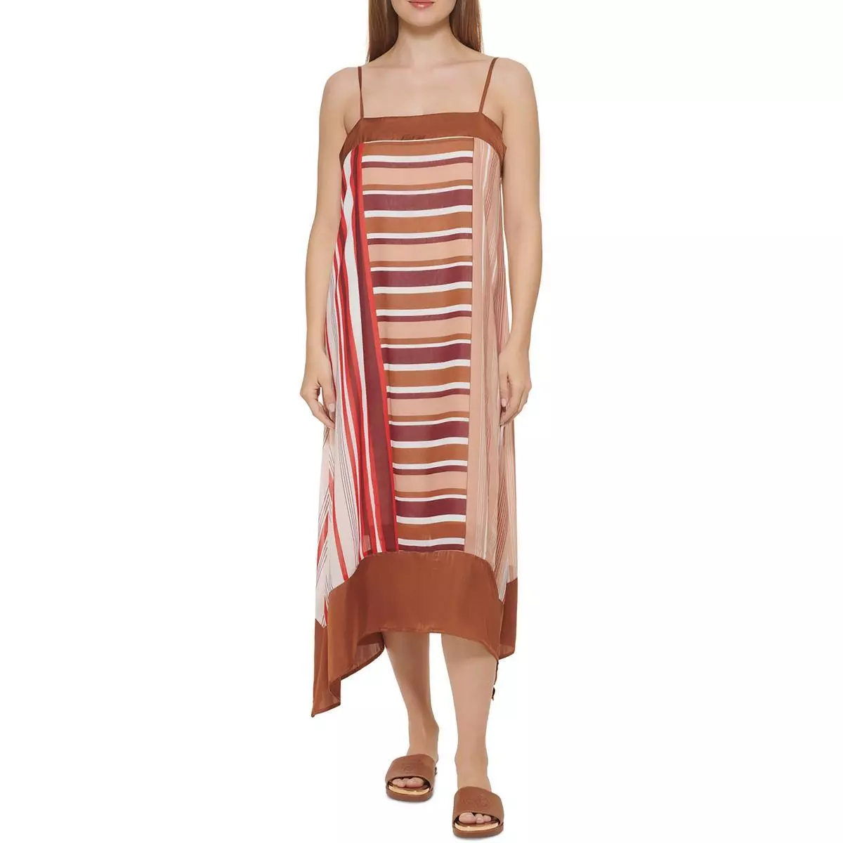 Dkny striped clearance dress