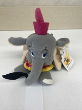 Vintage Walt Disney World Plush Bean Bag DUMBO 7 Inch With TAGS