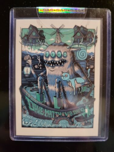 Dave Matthews Band Poster Setlist Trading Card Gorge WA N3 9/3/23 Jim Mazza DMB - Picture 3 of 8