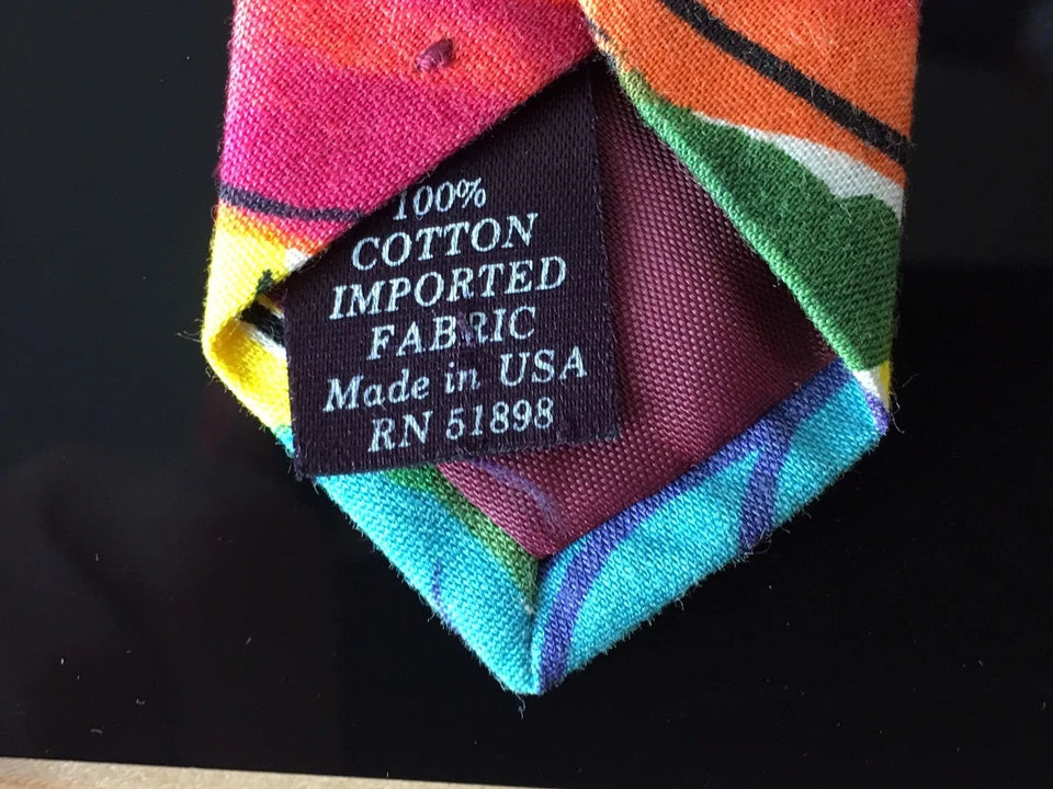 Corbata floral vintage 100 % algodón Banana Republic Safari & Travel Clothing Co. para hombre Foto 4 de 4