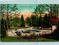 Postcard Leschi Park Seattle 
