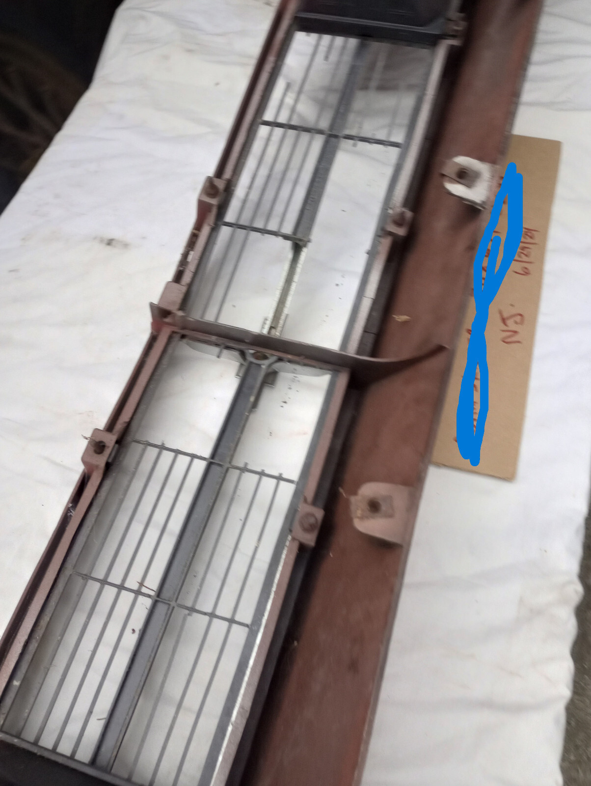 CHEVY MONZA HEADER PANEL RED ORIG CHEVROLET