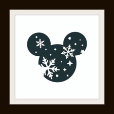 DISNEY'S MICKEY MOUSE SNOWFLAKE HEAD CRAFT DIE GET STARTED ON YOUR PROJECTS NOW
