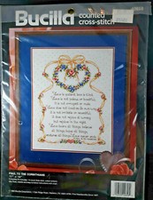 Bucilla "Paul to the Corinthians" Counted Cross Stitch Kit