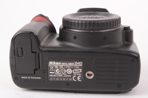 Nikon D40 6.1MP Digital SLR Camera Body Shutter Count 22,000 #T-63979 - Picture 6 of 8