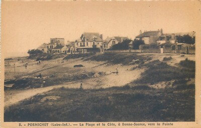 44 PORNICHET, La plage et la cote à Bonne-Source
