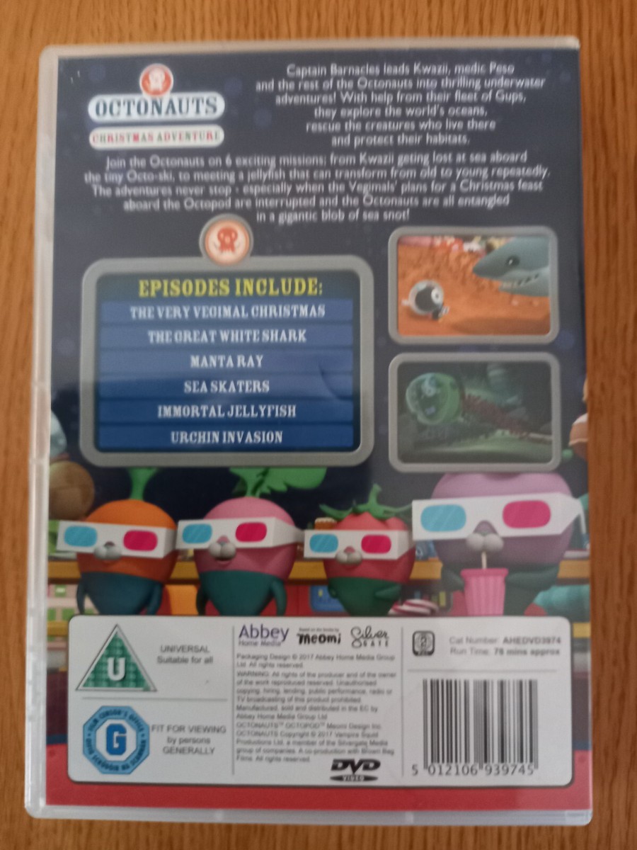 OCTONAUTS CHRISTMAS ADVENTURE DVD KIDS 6 EPISODES | eBay