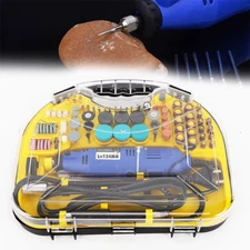 211-Piece 130W Electric Rotary Tool Kit for Jewelry Polishing and Engraving