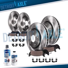 10pc Front Rear Rotors Ceramic Brake Pads for Kia Optima Hyundai Sonata Tucson