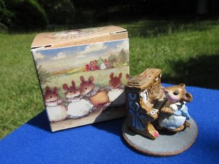 Wee Forest Folk Miniature M 030 Mouse Pianist Annette Peterson # 30 1978 !