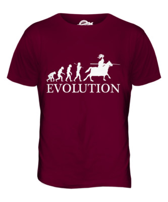 TJOST LANZENSTECHEN EVOLUTION DES MENSCHEN HERREN T-SHIRT TEE SHIRT S M L XL 2XL