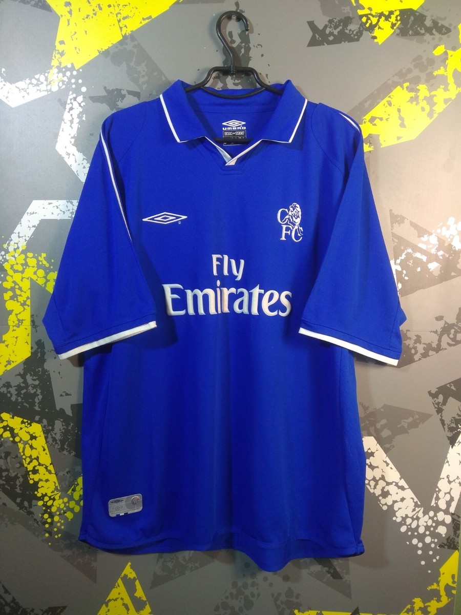 チェルシー  2001-03 ホームレプリカユニフォーム Chelsea Jersey Home football shirt 2001 - 2003 Umbro Trikot