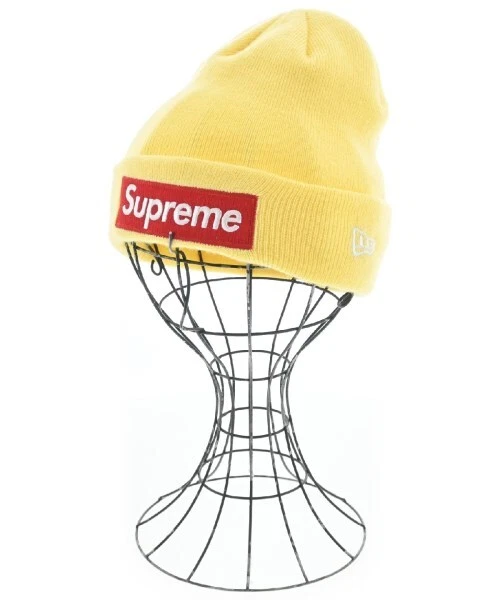Casquettes/bonnets en tricot jaune Supreme 2200547356211