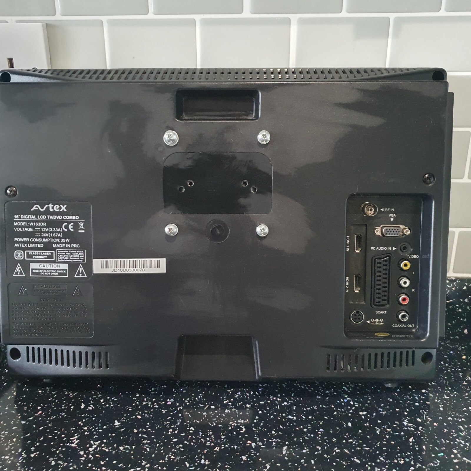 Avtex Low Wattage TV /dvd Player Black. eBay