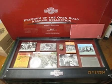NEW Harley Davidson 2011 Freedom Of The Open Road Shadow Box Archive Collection