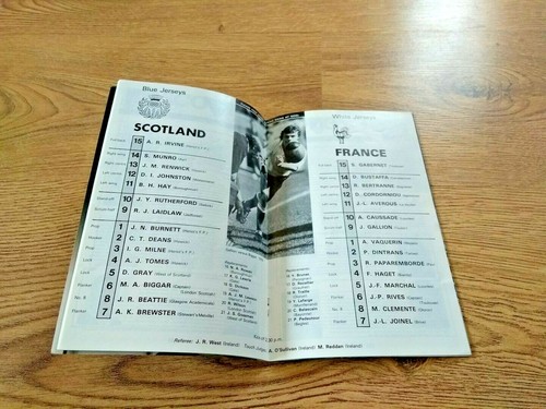 Scotland v France Rugby Programmes 1948 - 2012 - Picture 36 of 66