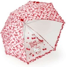   Sanrio  Hello Kitty Long Umbrella Cherry 50cm Red Pink Made in Japan