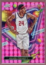 2023-24 Topps Cosmic Chrome Pink Galaxy Refractor #179 Jalen Pickett RC (Nugget)
