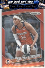 2025 Panini Prizm WNBA Red Prizms #94 Aaliyah Edwards #/299 Connecticut Sun