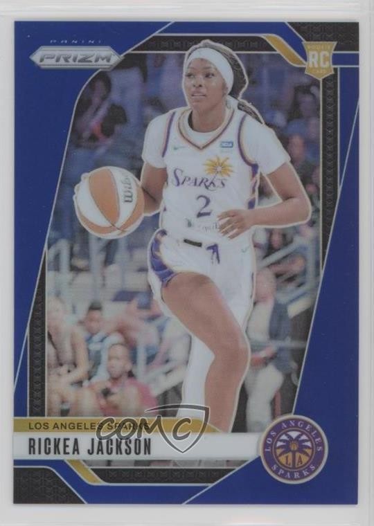 2024 Panini Prizm WNBA Blue Prizm 43/199 Rickea Jackson #60 00zd