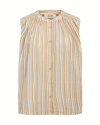 MOS MOSH Amelia Stripe Top Shirt Size S New Collection RRP 99,-