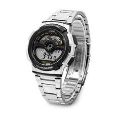 CASIO AE-1100WD-1AVSDF Stainless Steel Quartz Watch Original New