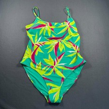 Old Navy One Piece Swimsuit XXL Floral Tropical NWT 18x25 Tank