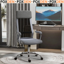 Black Office Chair Mesh Armrests Adjustable Height Swivel High Back Ergonomic