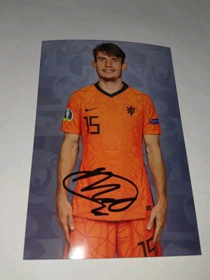 Signiertes Foto Marten De Roon Niederlande Atalanta Bergamo NEU (2)
