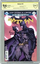 Batman #24 Finch Variant CBCS 9.6 Witnessed Sig Finch/Mann 2017 18-07F87AD-029