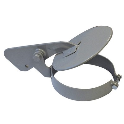Tappo Antipioggia Per Scarico Grainger 44Z135 – 6-5/8 X 6-3/4, Grigio Metallico
